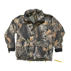 Browning Jacket Mens Small Camouflage PreVent X-Change Waterproof Hunting Camo